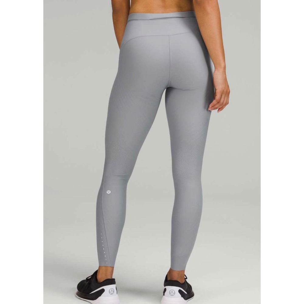 Lululemon SenseKnit High Rise Running Tight 28 Rhino Grey Sz 10 NWT $168 Retail
